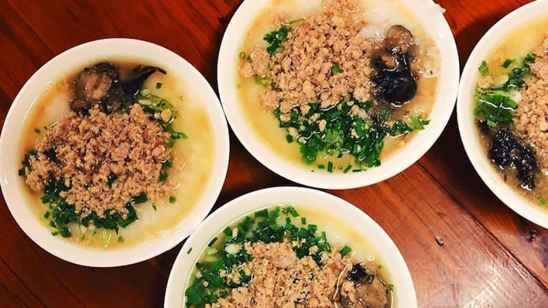 ăn gì ở hà giang - cháo ấu tẩu